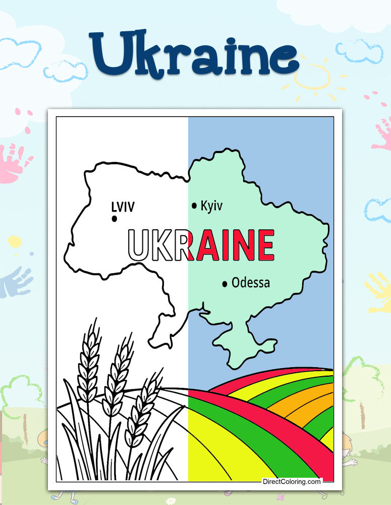 Ukraine Coloring Pages